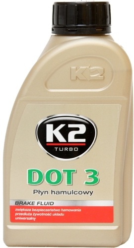 K2 PŁYN HAMULCOWY DOT 3 500ML 0.5L - Petrostar