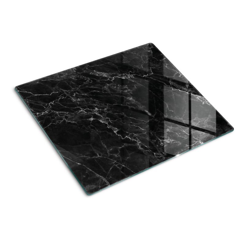 Deska szklana Tulup 60x52 cm Czarny Marmur 1 szt.