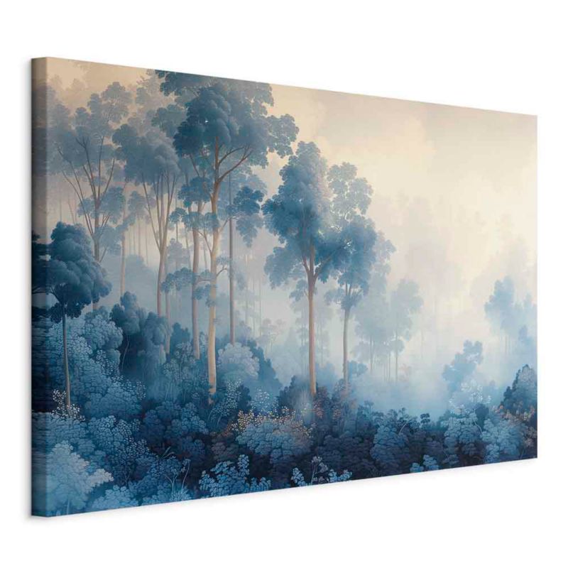 Obraz Artgeist Bajkowy niebieski las 90 x 60 cm flizelina 1 szt