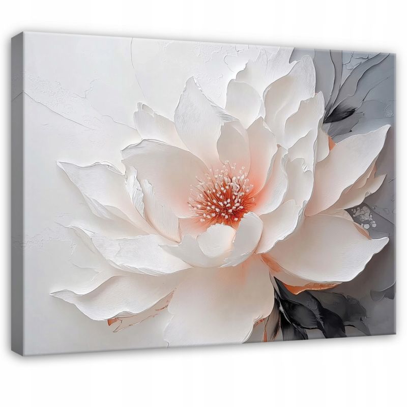 Obraz Do Sypialni Salonu Abstrakcja Kwiaty Na Płótnie Canvas WALLARENA 120x80 cm Dekoracja Ścienna 1 szt.