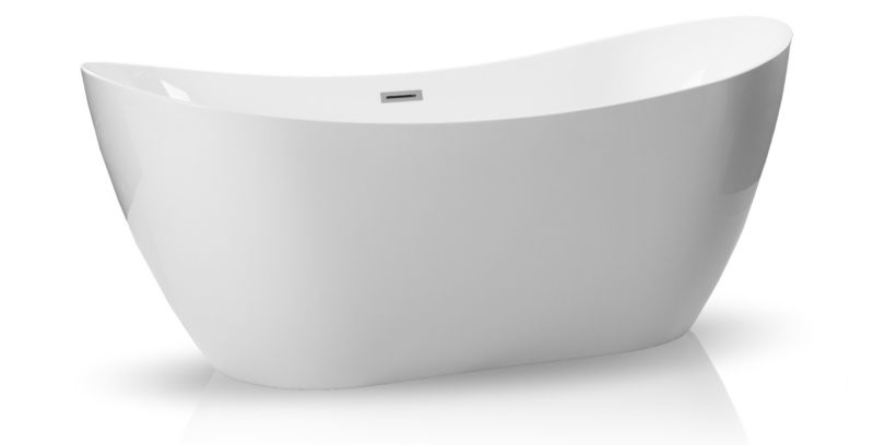 Wanna wolnostojaca Corciano Pari 170x80cm z białymi dodatkami 1szt.