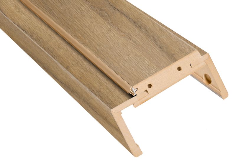 Belka ościeżnicy regulowana 255 - 275 mm 70 cm do drzwi bezprzylgowych dąb grandson
