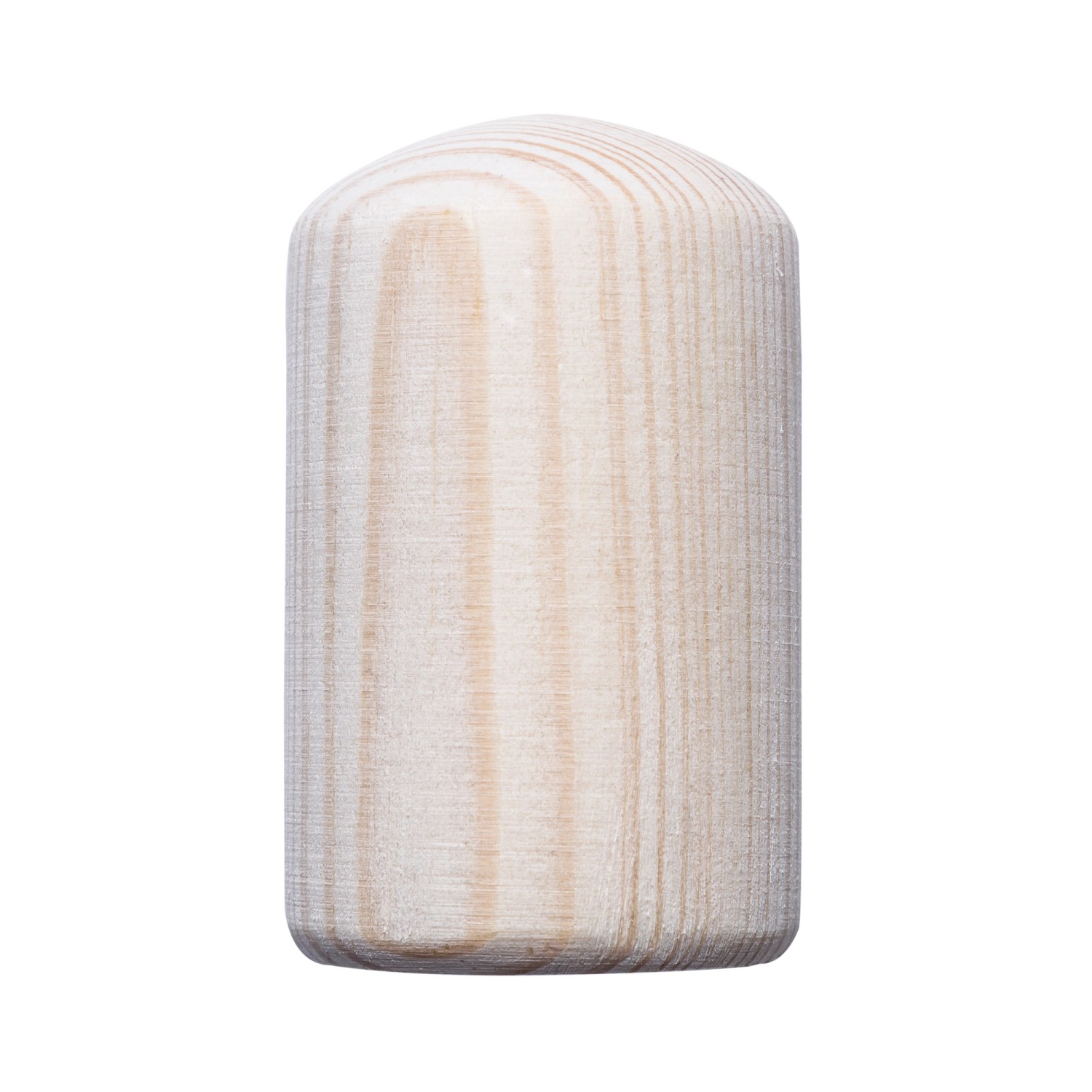 Kornik Zakończenie poręczy z drewna sosnowego 60 mm x 36 mm proste