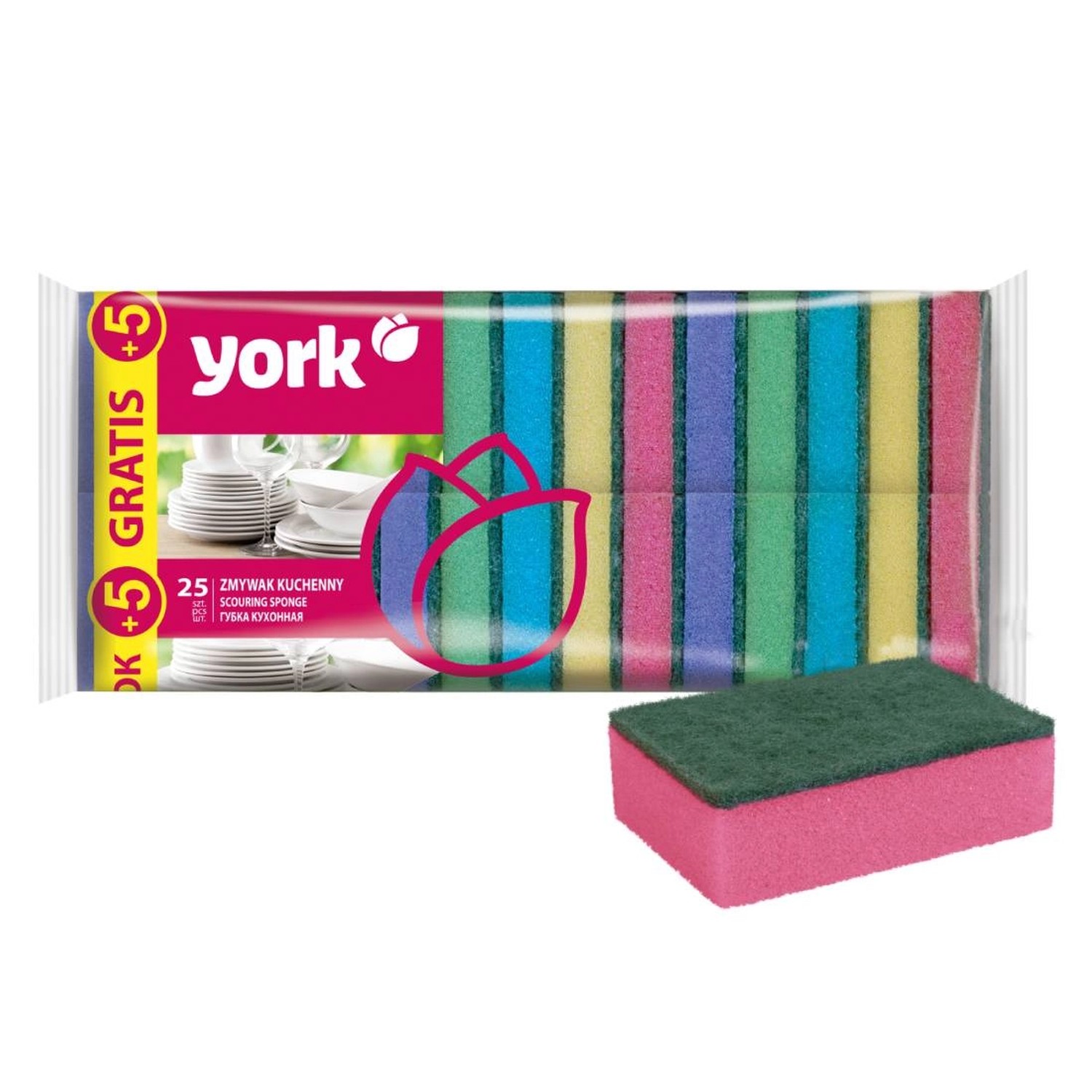 York Zmywak kuchenny 25+5 szt. gratis