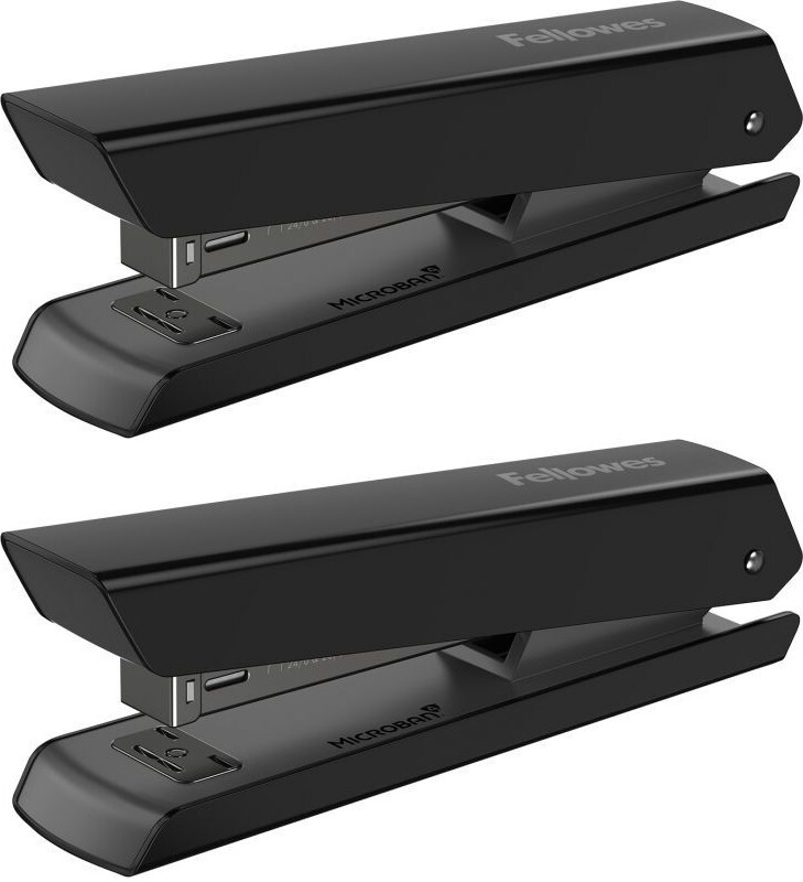 2x Zszywacz biurowy Fellowes LX820, do 20 kartek, antybakteryjny, czarny
