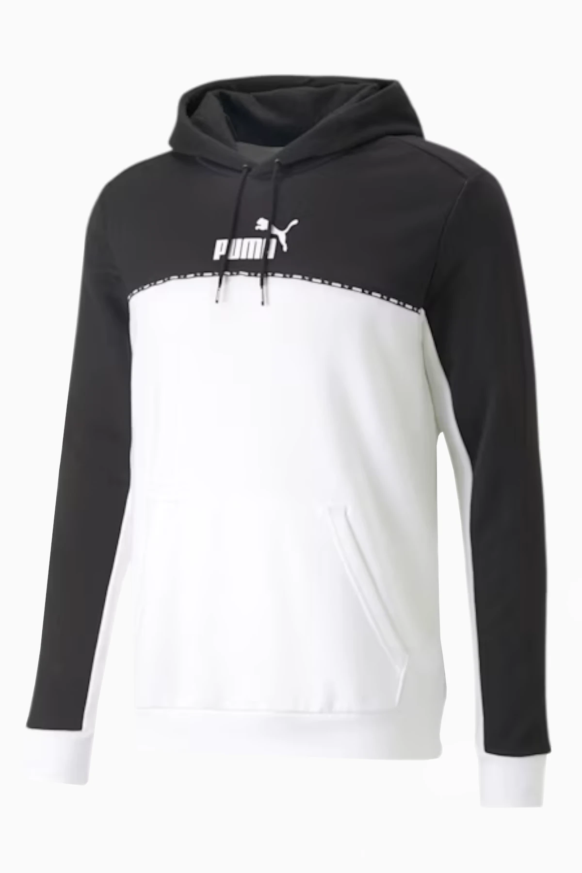 Bluza z kapturem Puma Essentials Block Tape - Biały
