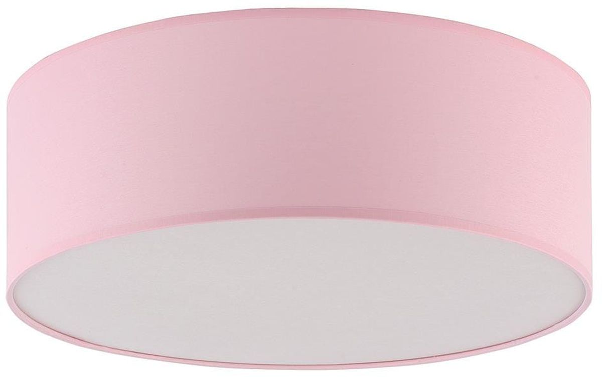 TK Lighting Rondo plafon 4x15W różowy/biały 3228