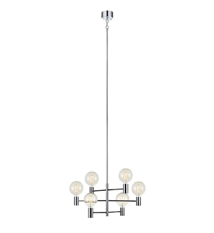 Markslöjd Capital lampa wisząca 6x60W chrom 106419