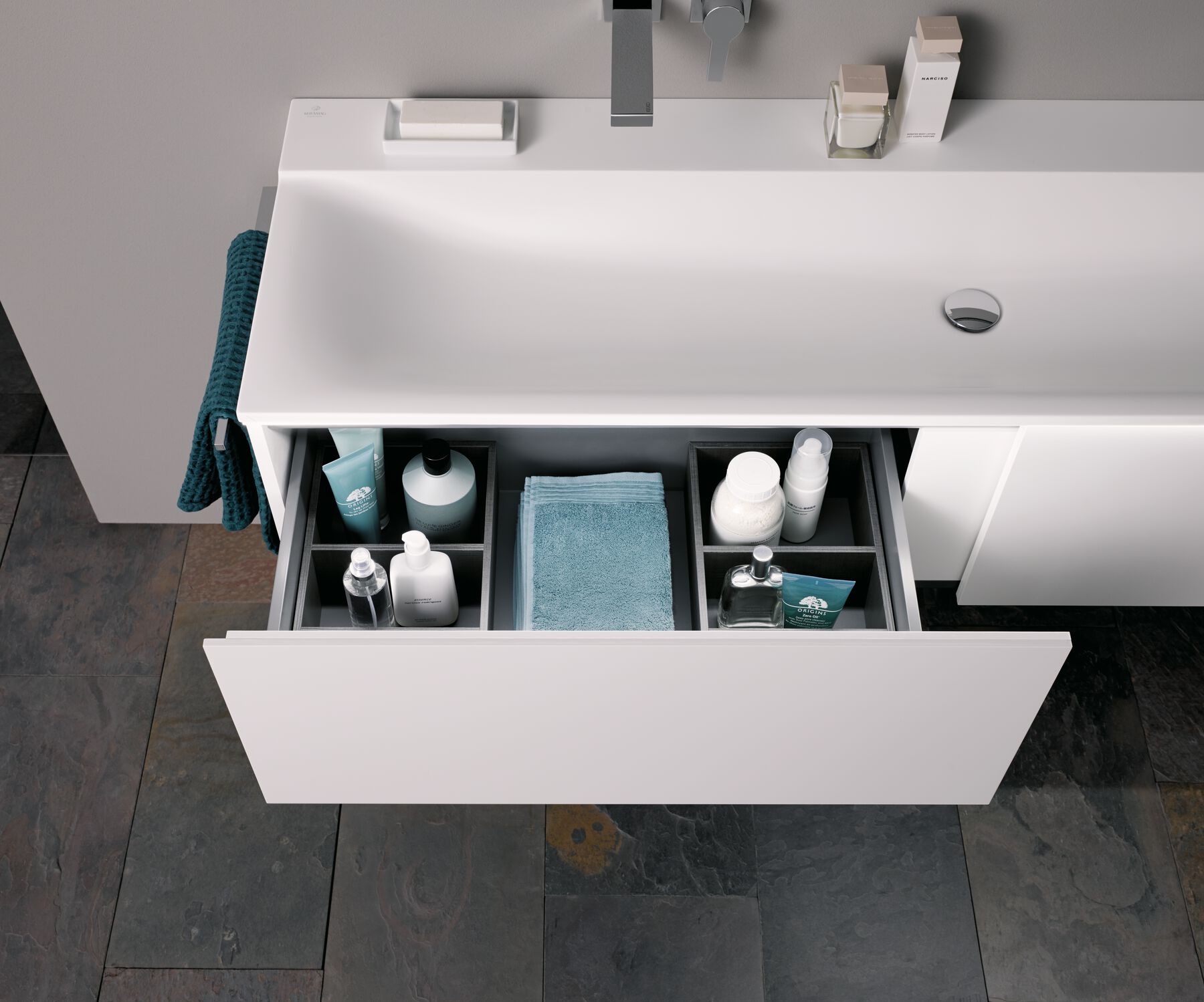 Geberit Xeno2 umywalka 140x48 cm prostokątna ścienna biała 500.277.00.1 - Wysyłka w 24h