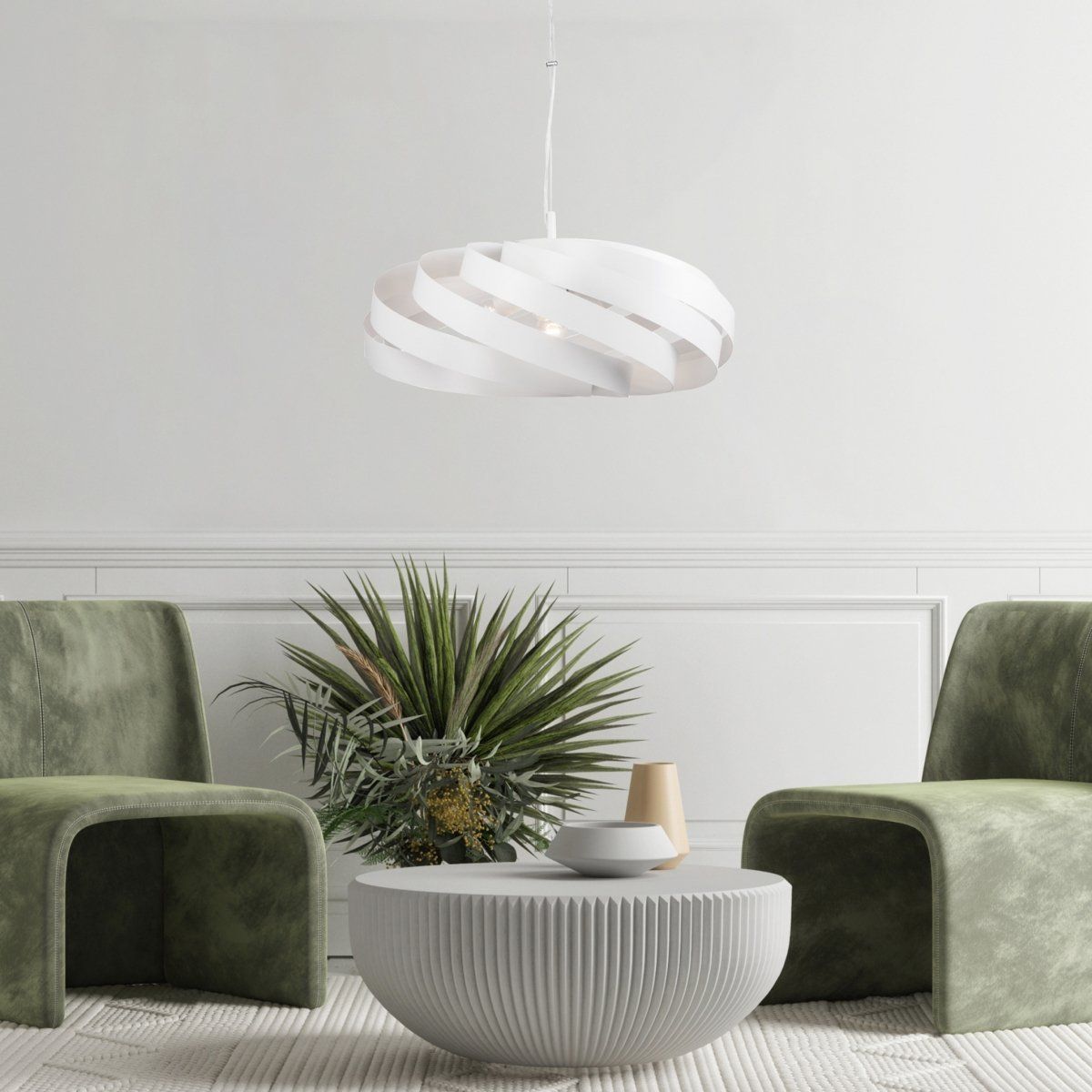 Zuma Line Vento lampa wisząca 4x40W biały 1134