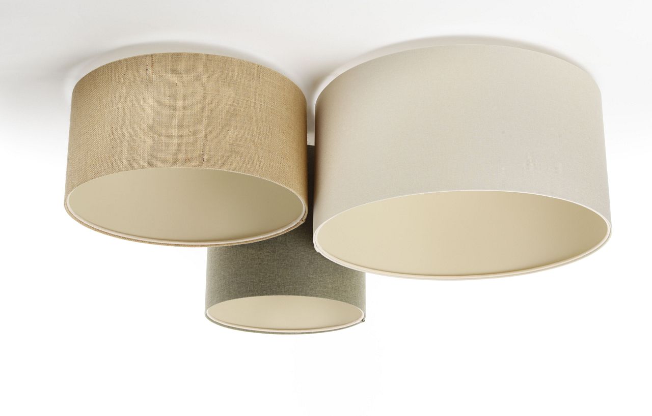 BPS Koncept Boho Ellegant lampa podsufitowa 3x60 W zielona 080-074