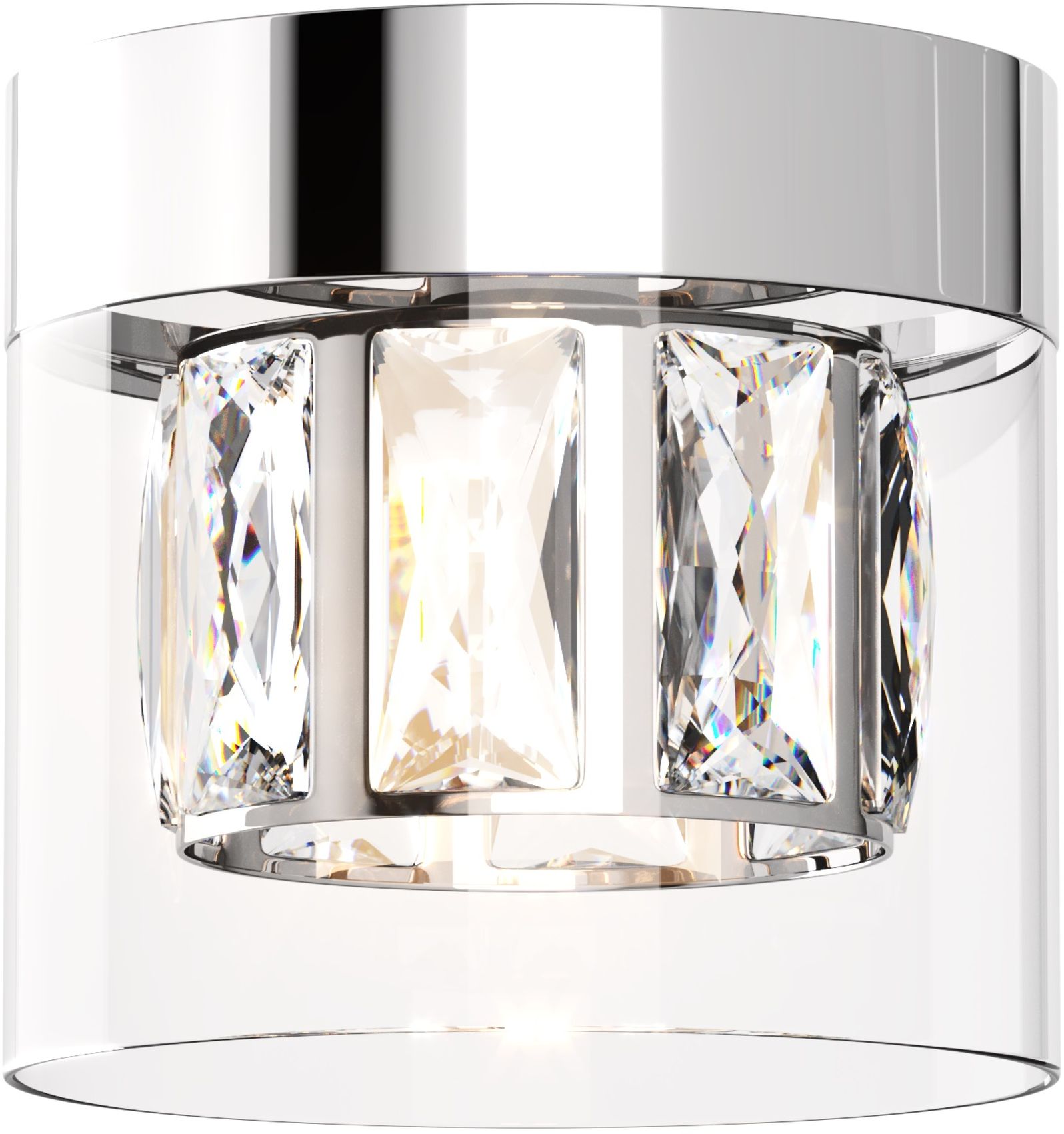 Darmowa Dostawa - Lampa podsufitowa 1x28 W chrom Zuma Line Gem C038901AF4AC