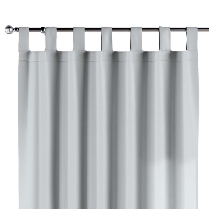 Zasłona na szelkach 1 szt. 130 x 245 cm Dekoria gołębi srebrny z połyskiem 1 szt.