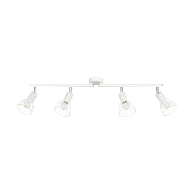 Lampa Sufitowa SPOT Light 4xE14 Max.40W Harmonijna Biel w Klasycznym Stylu, Polski Producent, 1 szt.