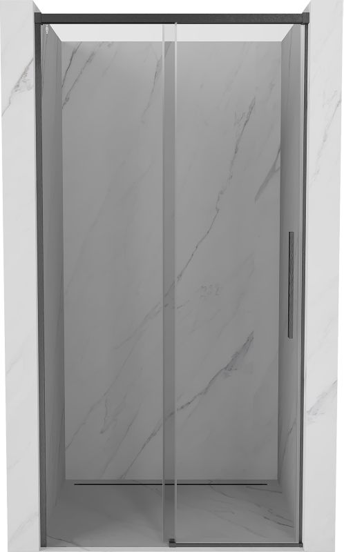 Drzwi prysznicowe przesuwne Mexen Rox gun gray 135x200 cm 1 szt.