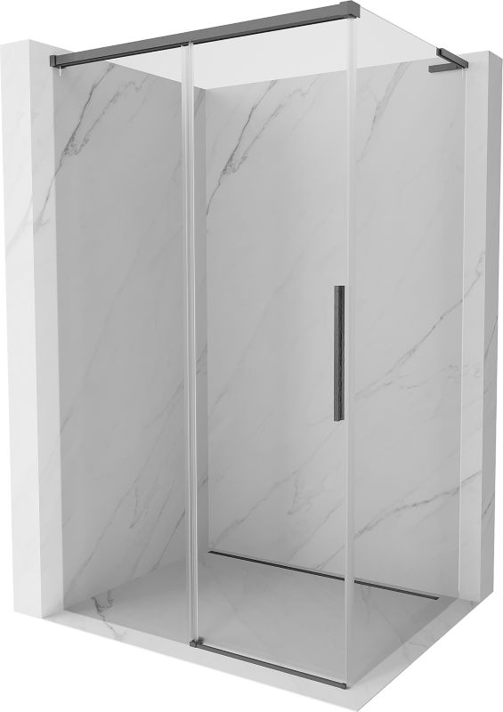 Kabina prysznicowa rozsuwana Mexen Rox L gun gray 115 x 120 cm 1 szt.