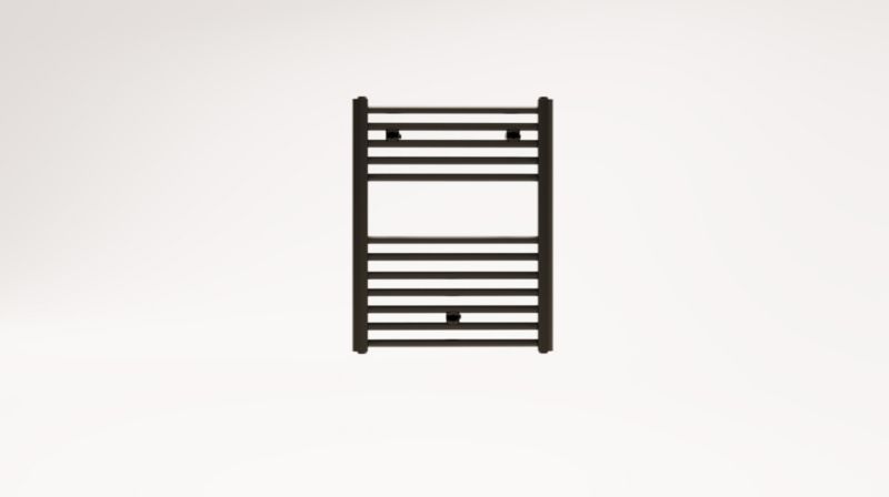 Grzejnik łazienkowy LUXRAD Basic G 628 x 500 mm czarny mat str. 286W 1 szt