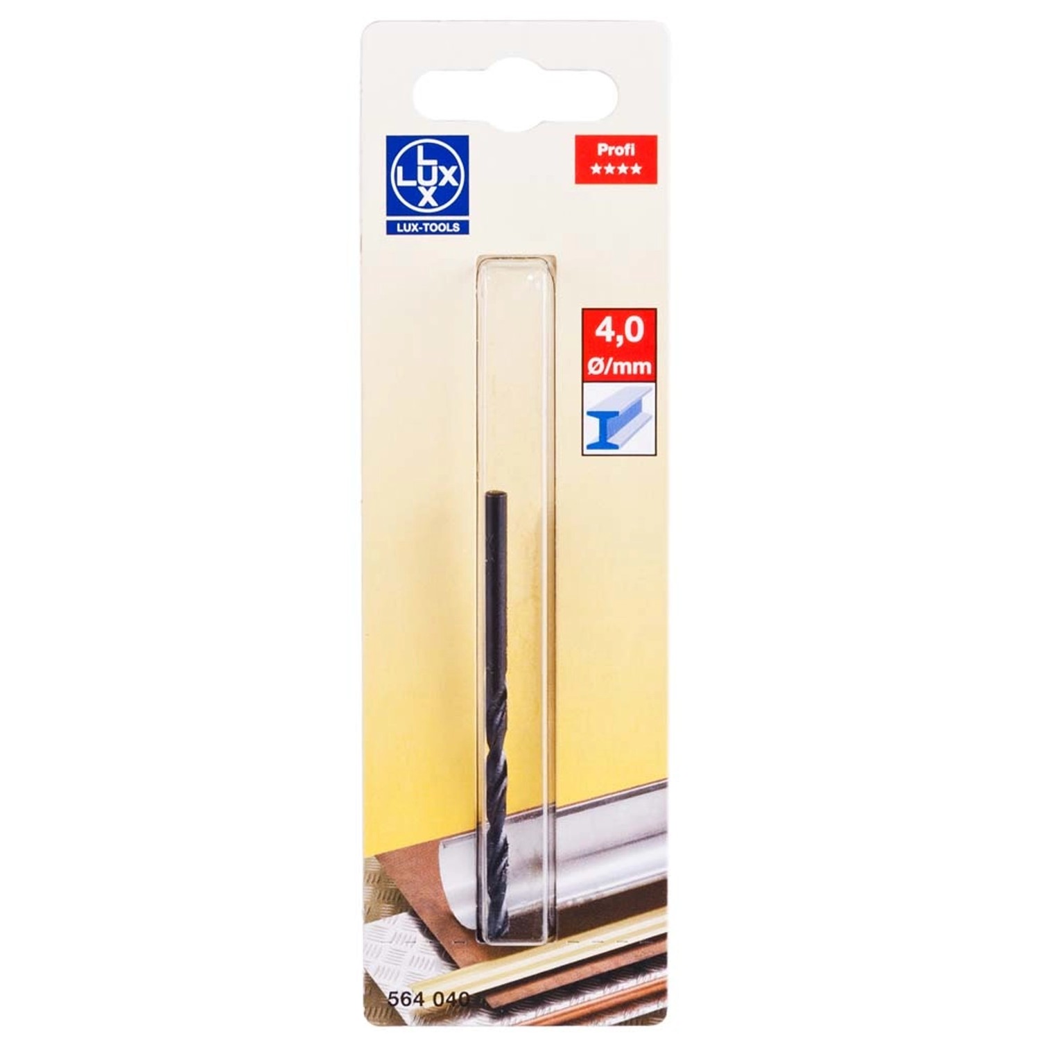LUX Wiertło do metalu 4x75 mm