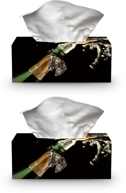 2x Chusteczki higieniczne Regina Splash, w kartoniku, 96 sztuk