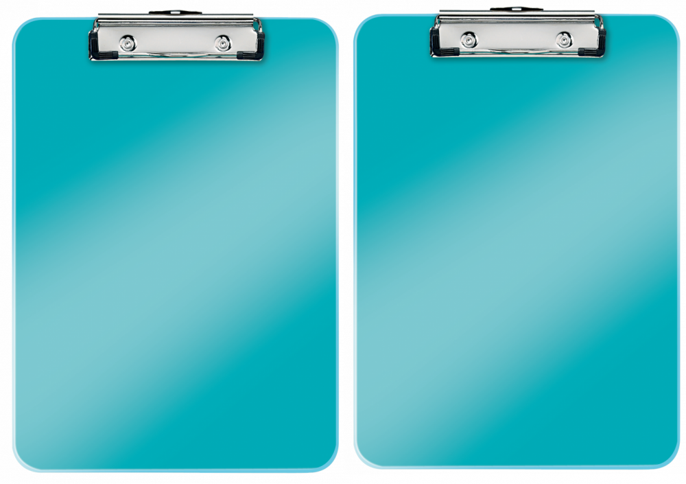 2x Clipboard Leitz Wow, A4, turkusowy