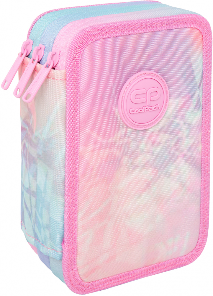 Piórnik szkolny CoolPack Jumper 3 Tie Dye, 3-komorowy, z wyposażeniem
