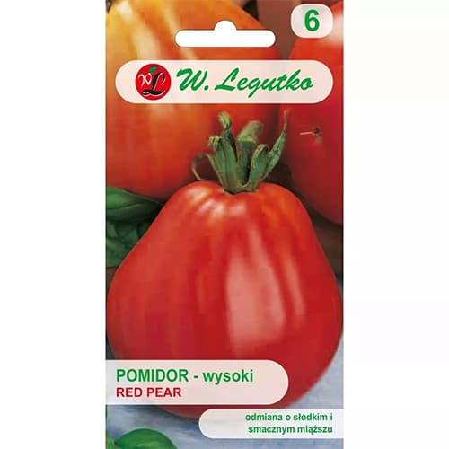 1 pac, Roșie Red Pear - Semințe: Mod de ambalare: 0.5 g