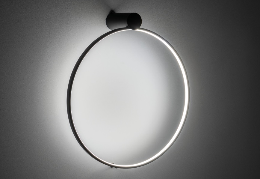 Nowodvorski Lighting Circolo lampa podsufitowa 1x18 W czarna 10928
