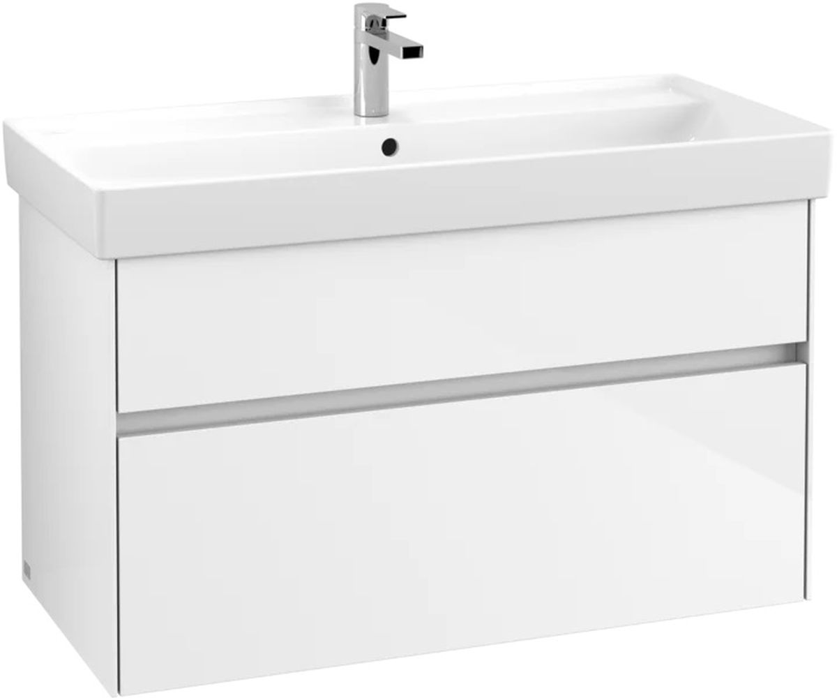 Darmowa Dostawa - Szafka 95.4x44.4x54.6 cm podumywalkowa wisząca biała Villeroy & Boch Collaro C01100DH