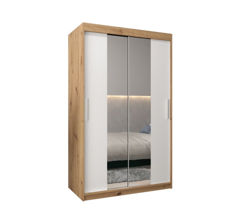 Szafa przesuwna Garderoba Abiks Tokyo 1 120 artisan + biały 1 szt.