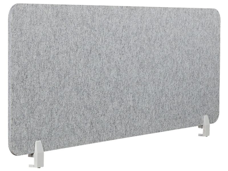 Przegroda biurkowa Jasnoszary Split 160 x 50 cm 1 szt.