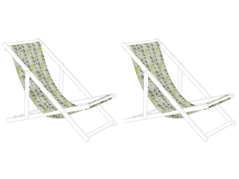 Wymienna tkanina Wzór geometryczny Anzio/avellino 44 x 134 cm Żółty 1 kpl