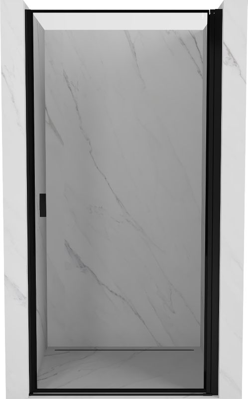 Drzwi prysznicowe Mexen Mist-B czarne 80x200 cm 1 szt