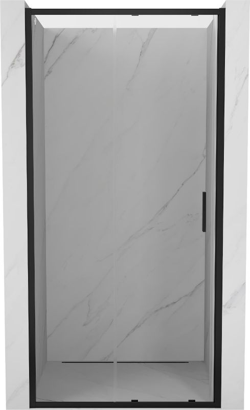 Drzwi prysznicowe rozsuwane Mexen Exo czarne 120 cm 1 szt.