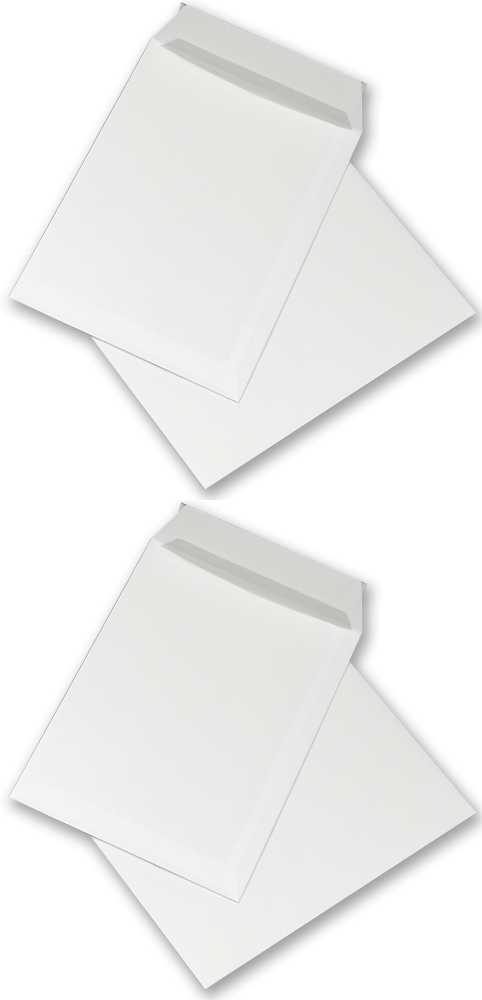 2x Koperta standardowa NC, B4, z paskiem HK, 10 sztuk, biały