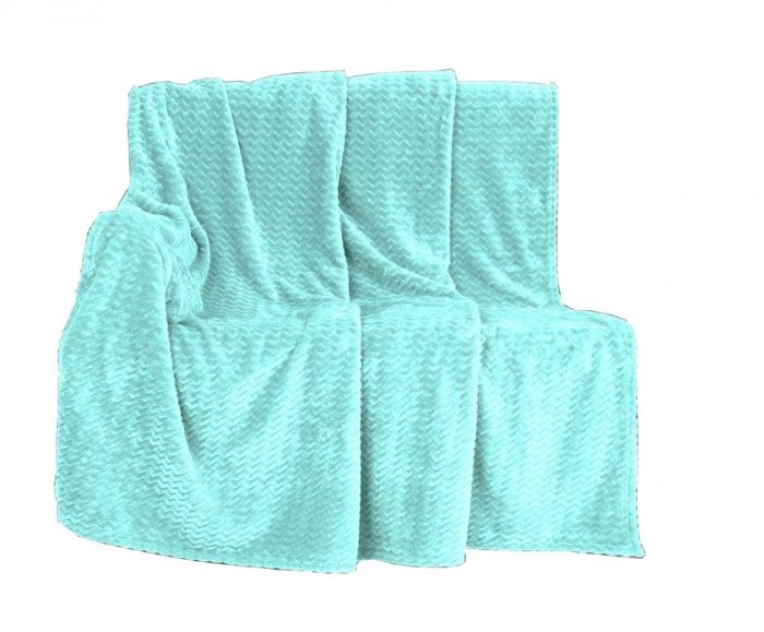 Koc Poliestrowy Zig-Zag Minky Wave 150x200 wz. TM0427_31