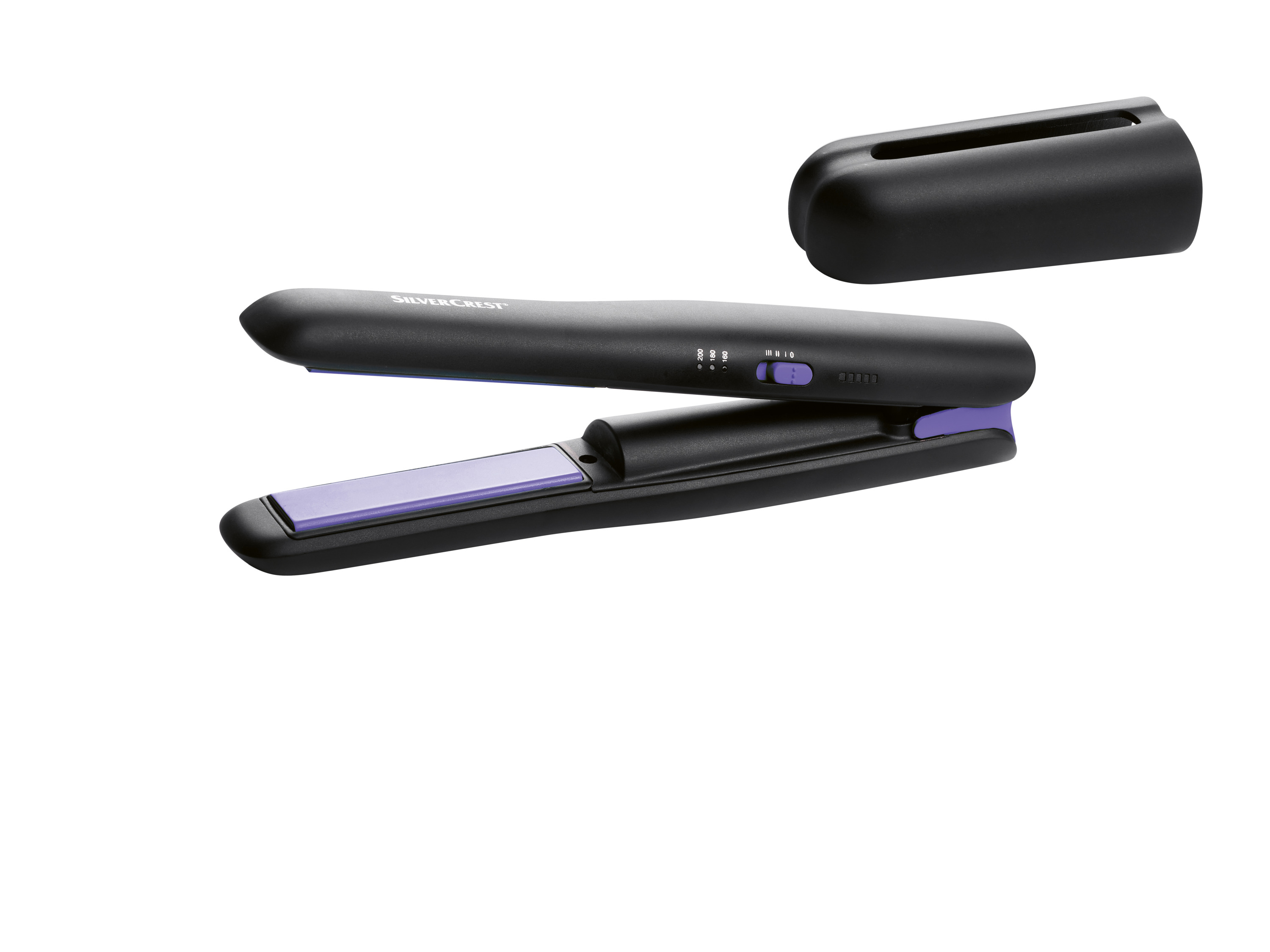 Silvercrest Personal Care Bezprzewodowa prostownica do włosów, Sgea 3.6 A1 Czarny