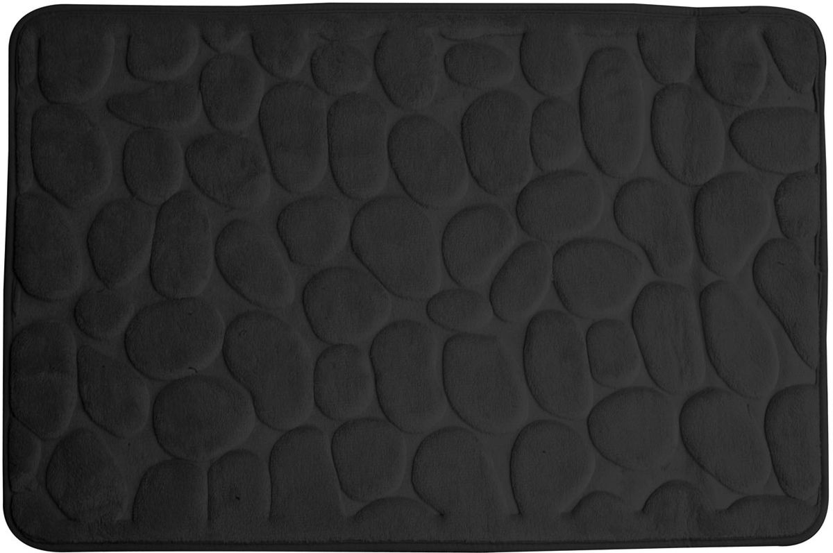 Darmowa Dostawa - Dywanik łazienkowy 95x60 cm prostokątny czarny Duschy Rimini 76520