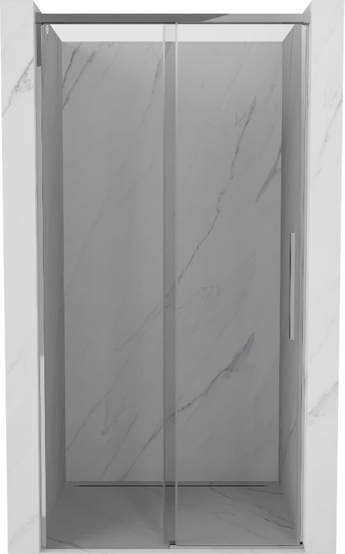 Przesuwne drzwi prysznicowe Mexen Rox chrom/transparent 110x200 cm 1 szt.