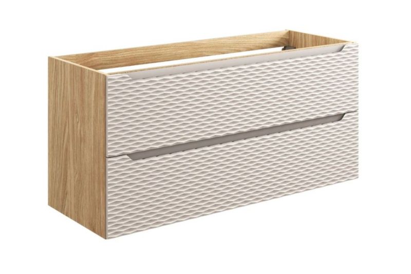 Szafka Comad pod umywalkę OCEAN BEIGE 82-120-2S 120cm dąb olejowany/beżowa 1 szt