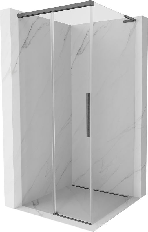 Kabina prysznicowa Mexen Rox L transparentna gun gray 110x110 1 szt.