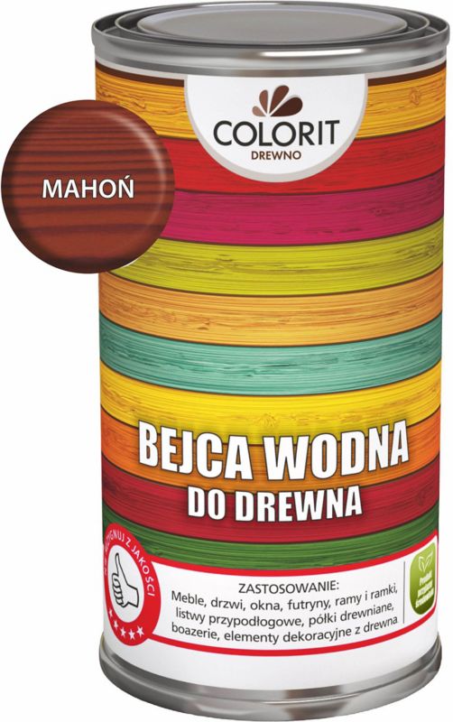 Bejca wodna Colorit Drewno mahoń 0,5 l