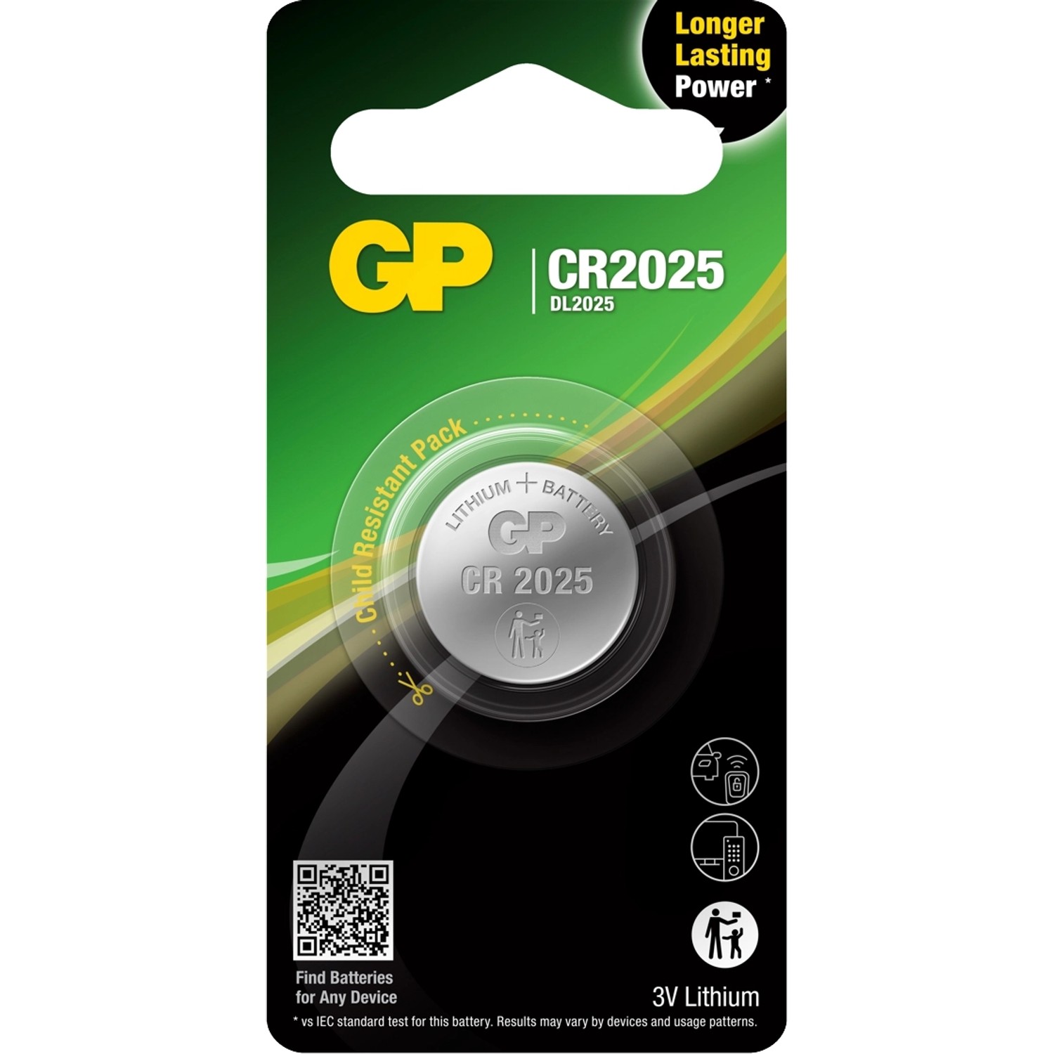GP Bateria guzikowa CR2025 3V