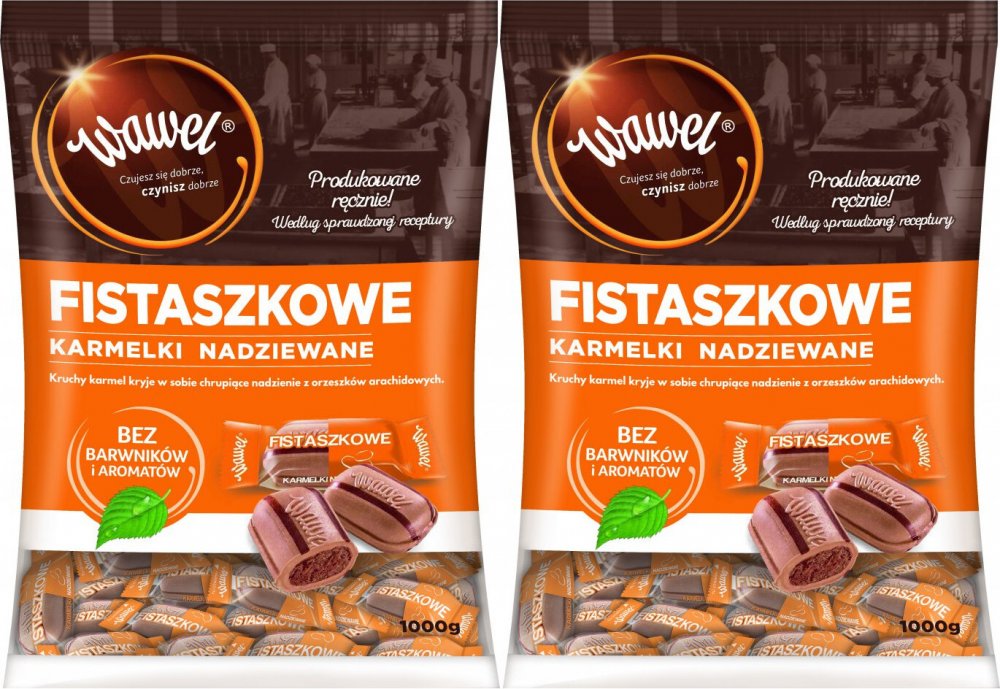 2x Cukierki Wawel, fistaszkowy, 1kg