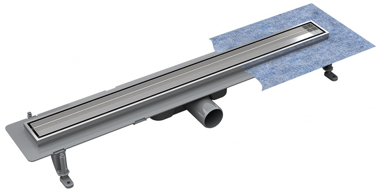 Besco Virgo Basic odpływ prysznicowy 60 cm chrom szczotkowany OL-60-VB