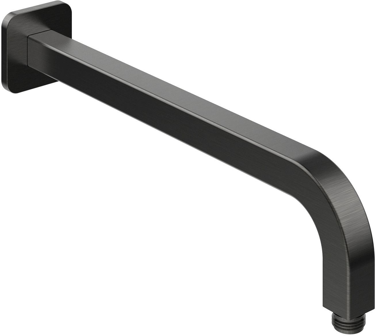 Omnires ramię prysznicowe 35 cm ścienne grafit RA15GR