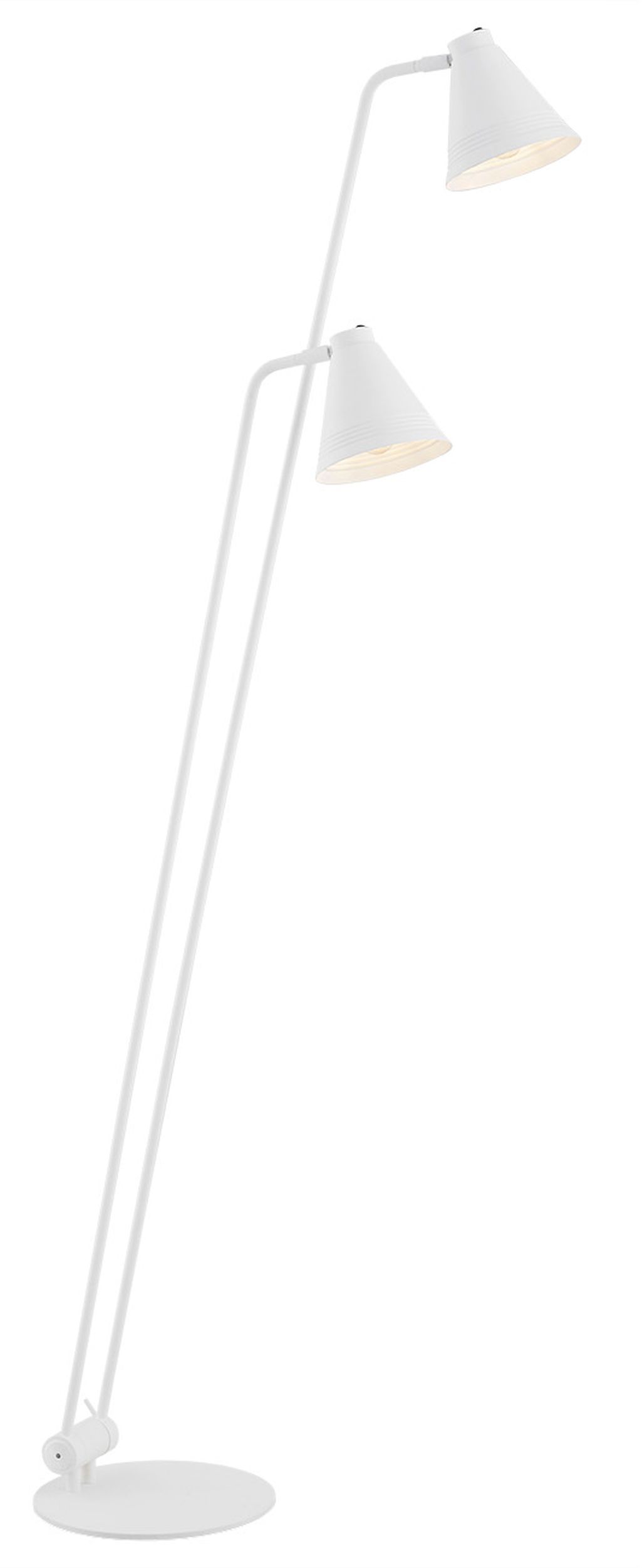 Argon Avalone lampa stojąca 2x15W biały 7076