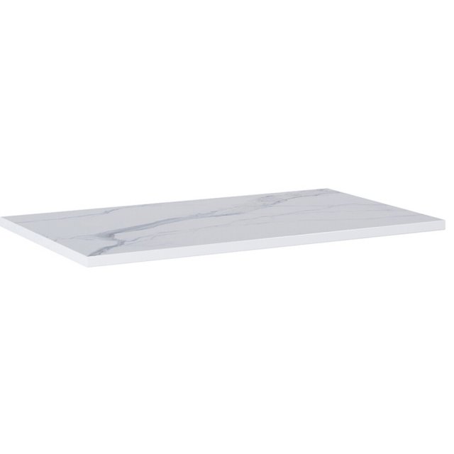 ELITA Blat do szafki LOOK marmur calacatta 80x46x2 white matt 167401