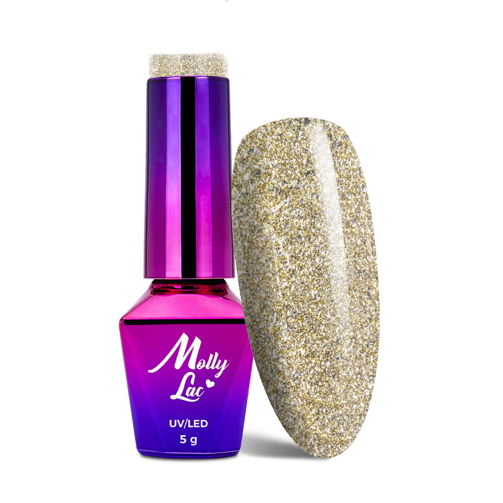 Lakier hybrydowy MollyLac Luxury Glam Godess 5 g Nr 547