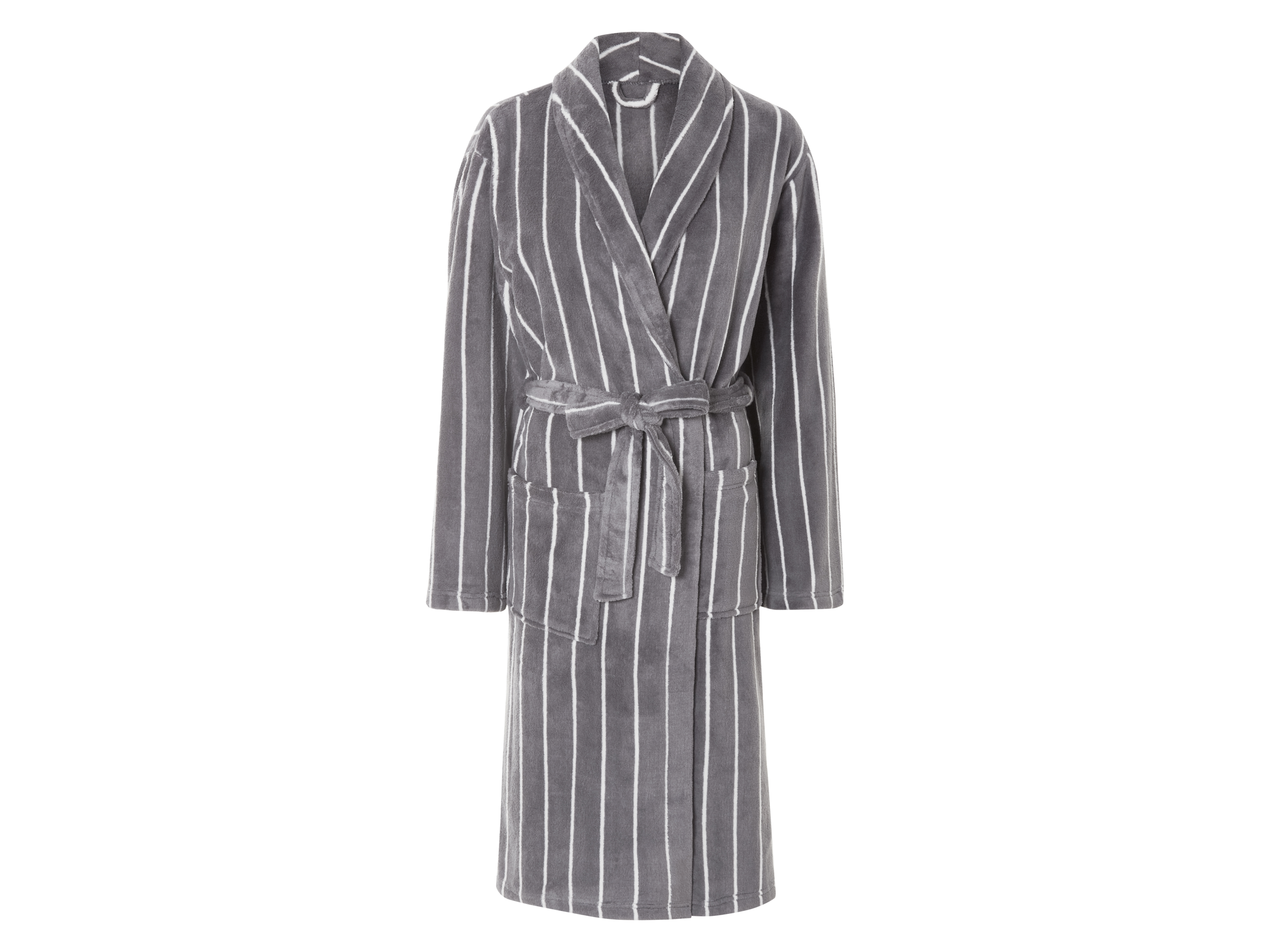 Livarno home Szlafrok unisex Paski/szary, M