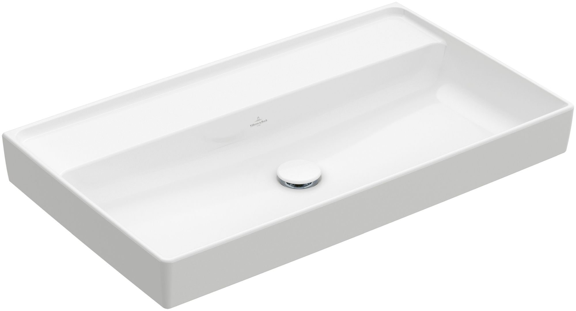 Darmowa Dostawa - Umywalka 80x47 cm prostokątna ścienna-meblowa biała Villeroy & Boch Collaro 4A338301